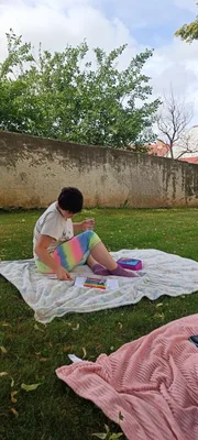 Malování u kostel a a piknik v trávě, 20. 6. 2024