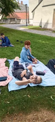 Malování u kostel a a piknik v trávě, 20. 6. 2024