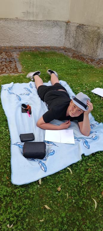 Malování u kostel a a piknik v trávě, 20. 6. 2024