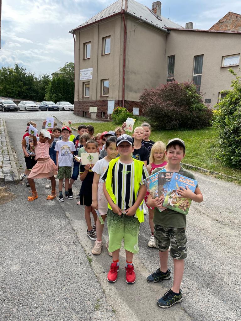 návštěva Městské knihovny, 26. 6. 2024