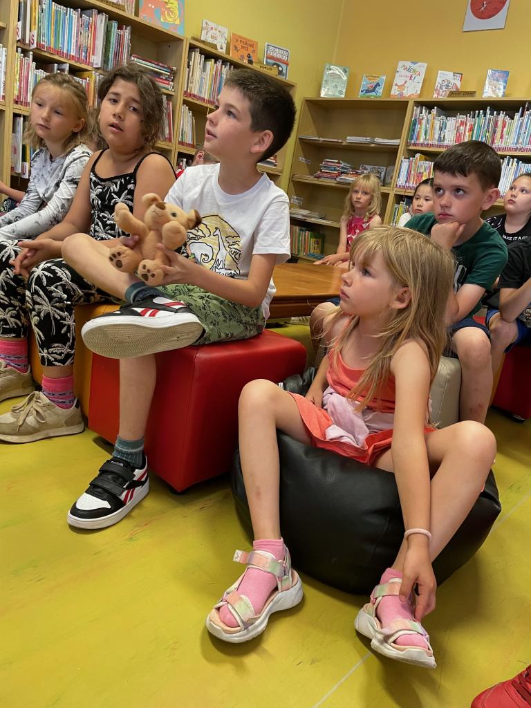 návštěva Městské knihovny, 26. 6. 2024