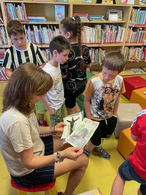 návštěva Městské knihovny, 26. 6. 2024