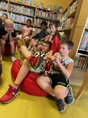 návštěva Městské knihovny, 26. 6. 2024