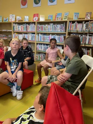 návštěva Městské knihovny, 26. 6. 2024