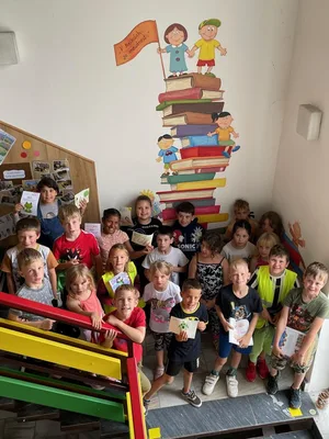 návštěva Městské knihovny, 26. 6. 2024