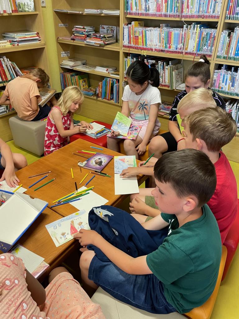 návštěva Městské knihovny, 26. 6. 2024