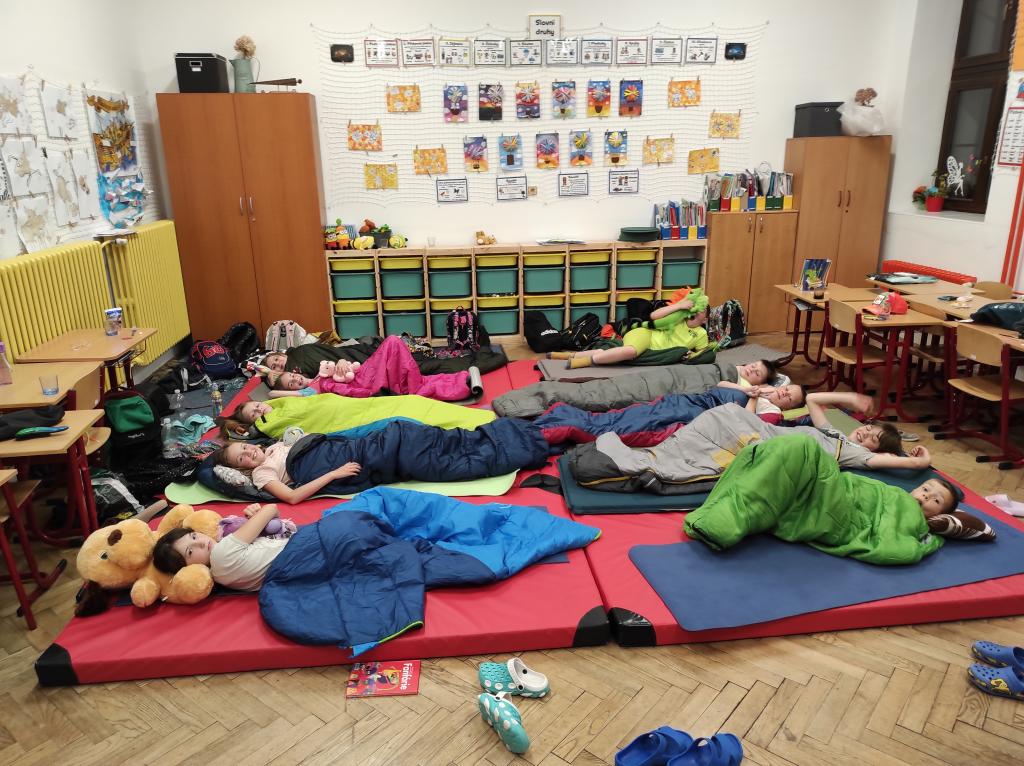 Přespání ve škole, 17. 6. 2024