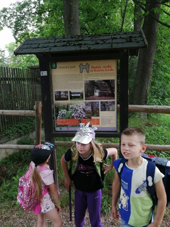 Školní výlet do Slatiňan - Kočičí hrádek, 17. 6. 2024
