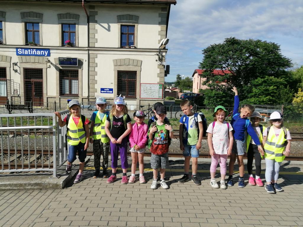 Školní výlet do Slatiňan - Kočičí hrádek, 17. 6. 2024