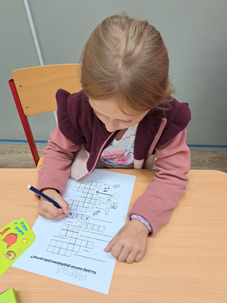 Děti luštily název ostrova, 6. 10. 2024