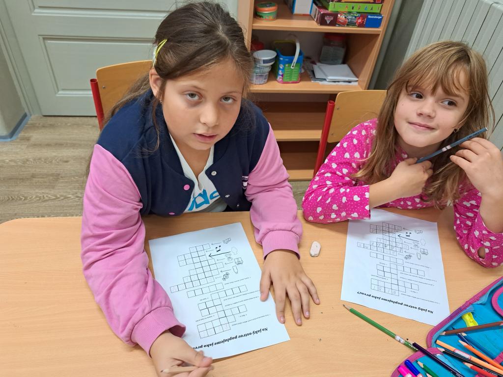 Děti luštily název ostrova, 6. 10. 2024