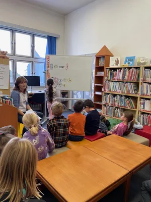návštěva Městské knihovny, 25. 10. 2024
