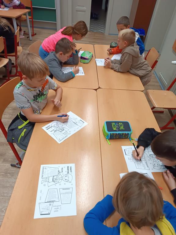 Jedenáctý týden ve školní družině, 15. 11. 2024