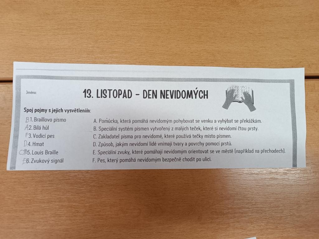 Jedenáctý týden ve školní družině, 15. 11. 2024