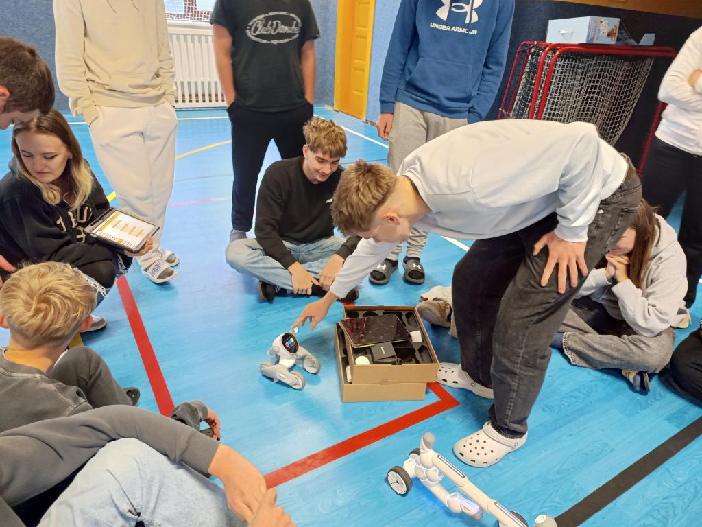 Projektová hodina s AI roboty, 28. 11. 2024