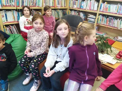Návštěva knihovny, 16. 12. 2024