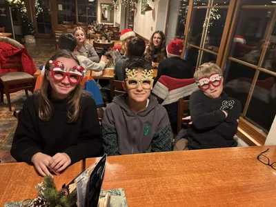 Přespávání ve škole, předvánoční aktivity, 17. 12. 2024