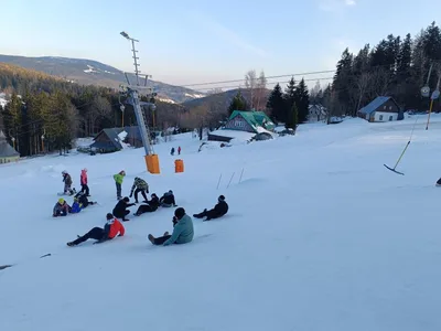 Lyžařský výcvik 2025 - den první, 10. 2. 2025