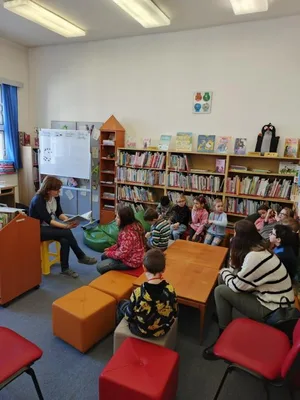 návštěva Městské knihovny, 28. 2. 2025