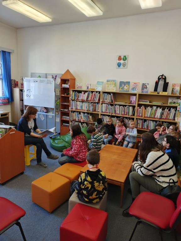 návštěva Městské knihovny, 28. 2. 2025