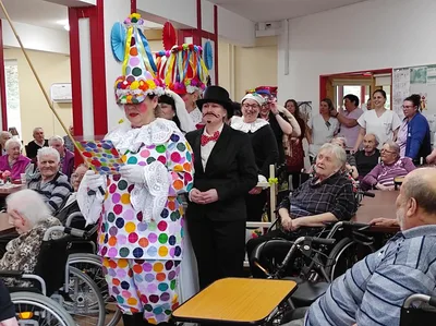 Pěvecký sbor - vystoupení na masopustním veselí v SeniorCentru Skuteč, 25. 2. 2025
