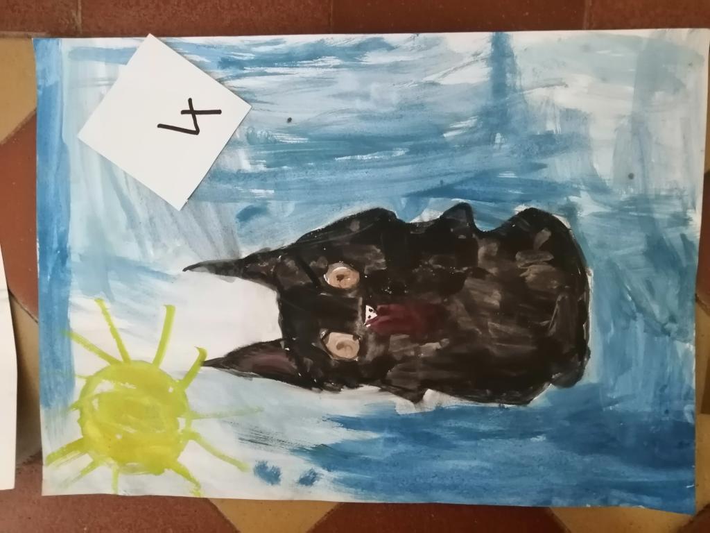 Kreslíme a malujeme obrázky k projektu Máme rádi zvířata, 14. 3. 2025