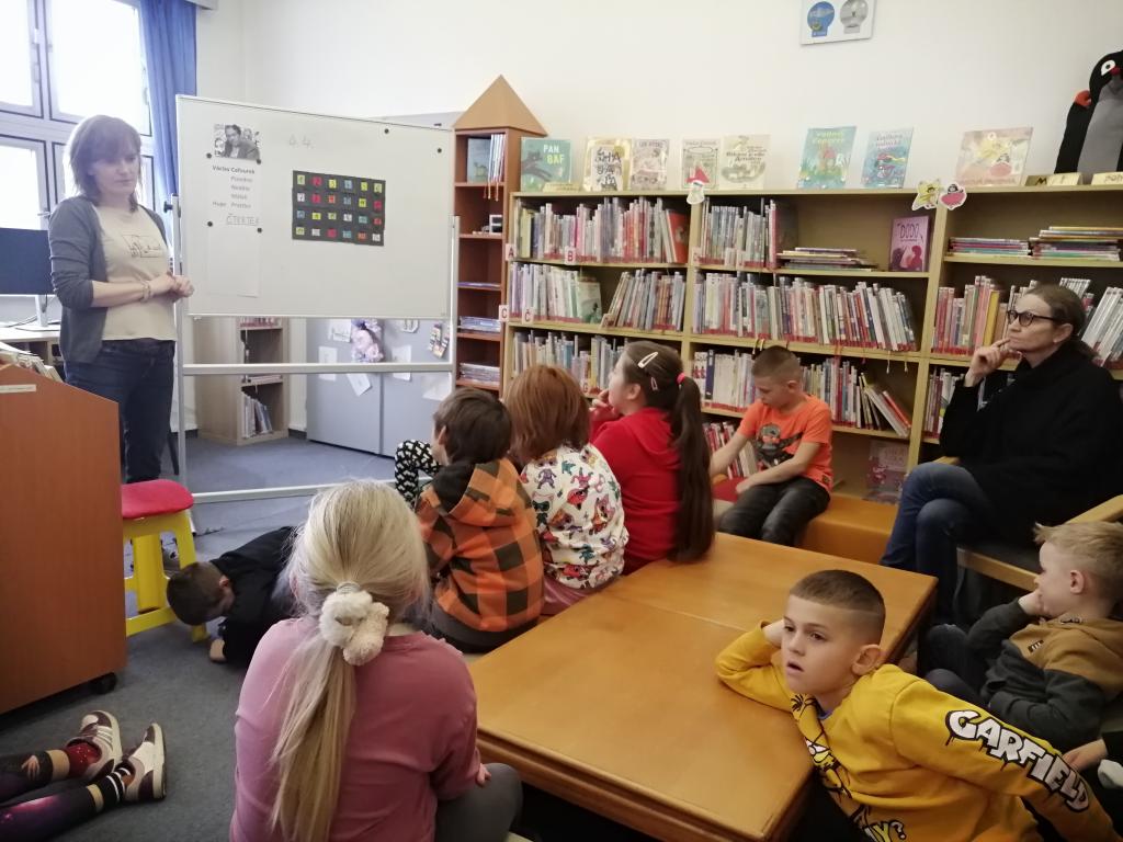 Návštěva knihovny, 24. 3. 2025
