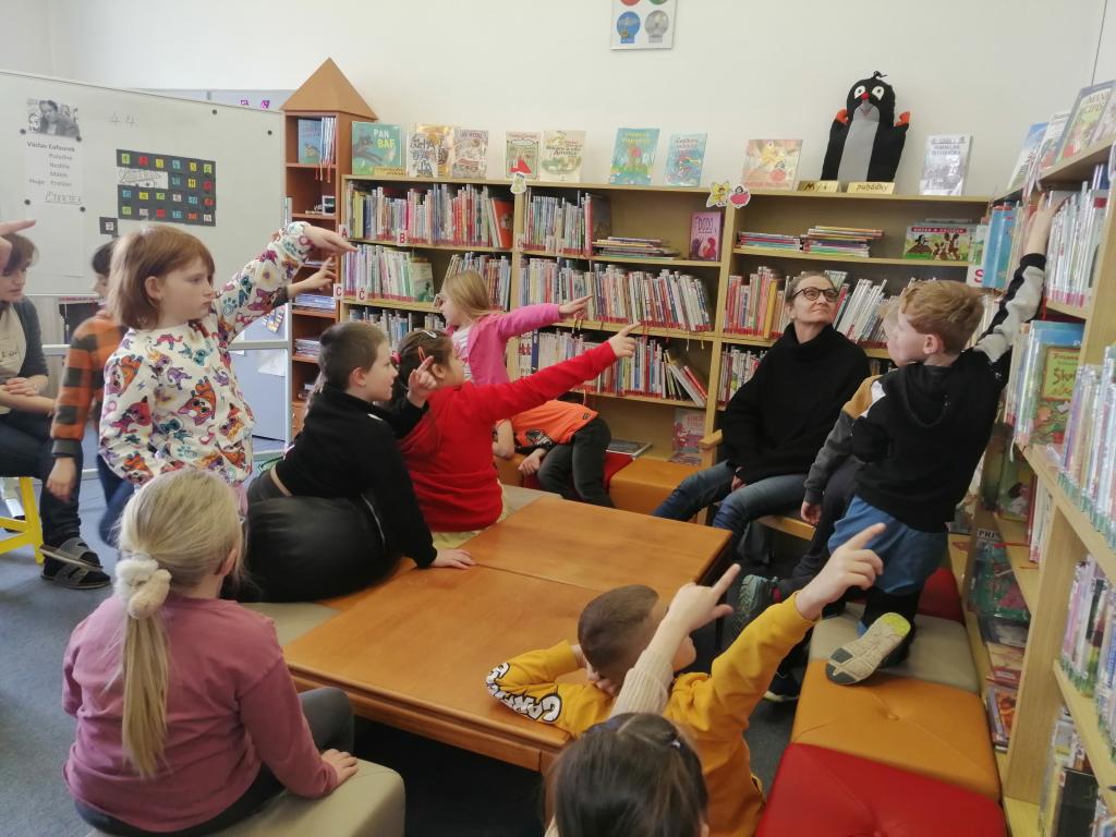 Návštěva knihovny, 24. 3. 2025