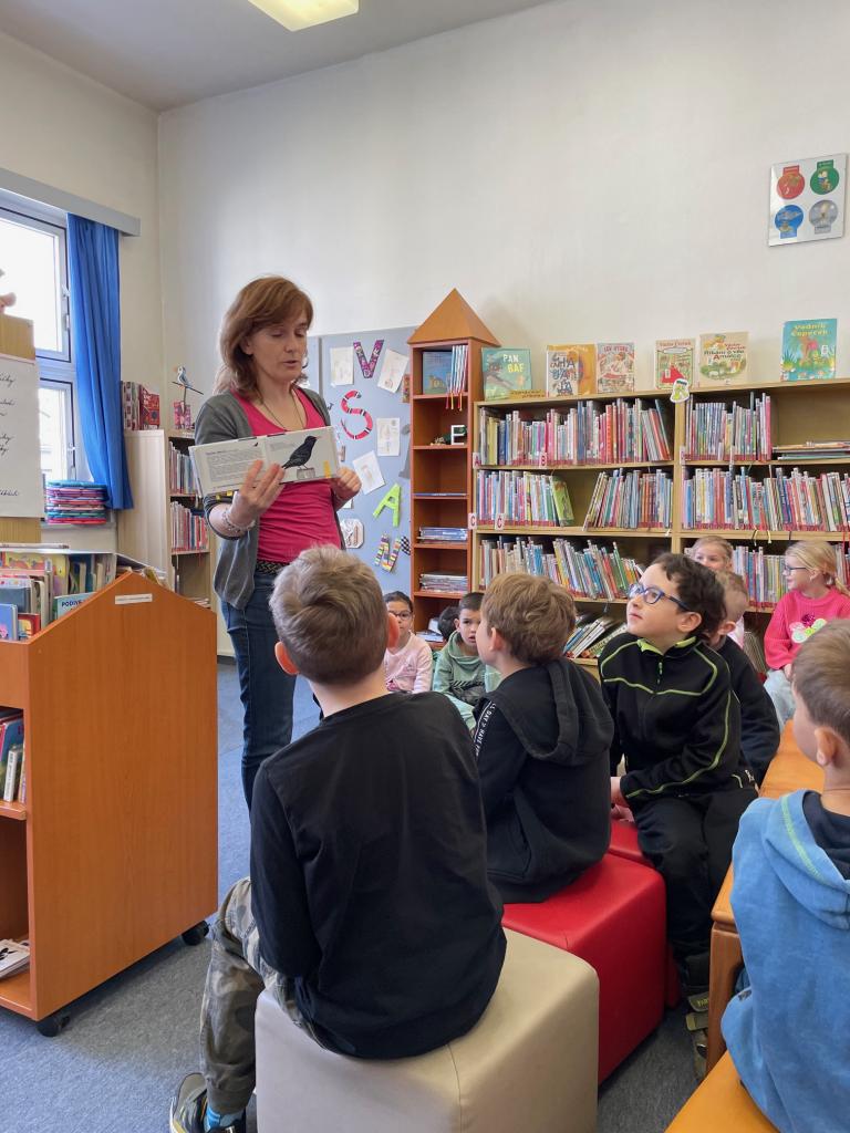 návštěva Městské knihovny, 26. 3. 2025