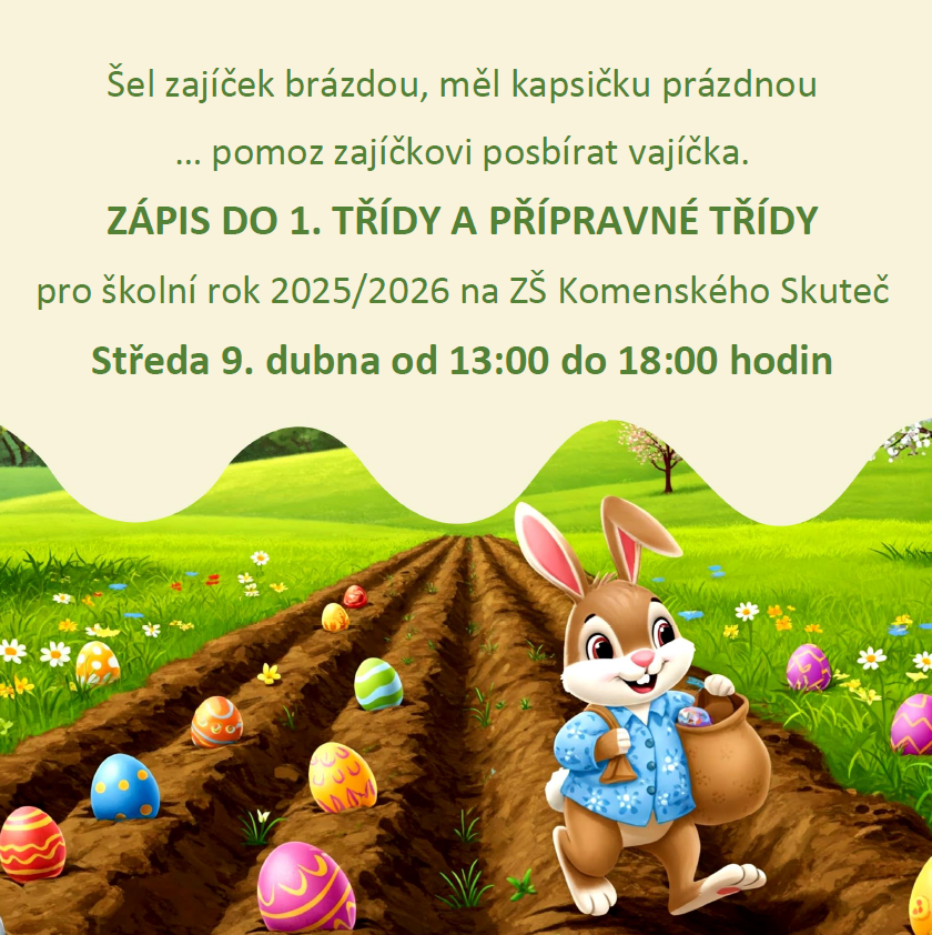 ZÁPIS 2025/2026, 9. 4. 2025