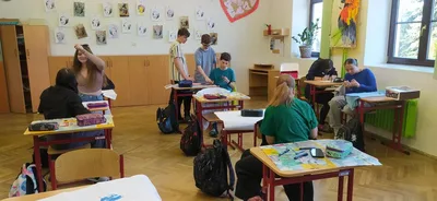 Malování vajíček a zdobení vajíčkovníku, 4. 4. 2025
