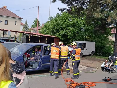 Den otevřených dveří na centrální hasičské stanici Chrudim, 14. 5. 2025