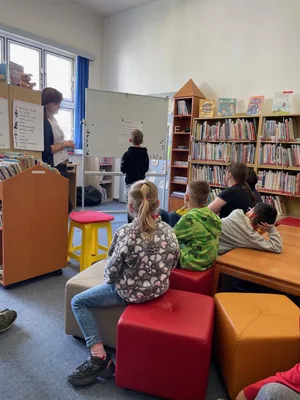 návštěva Městské knihovny, 29. 5. 2025