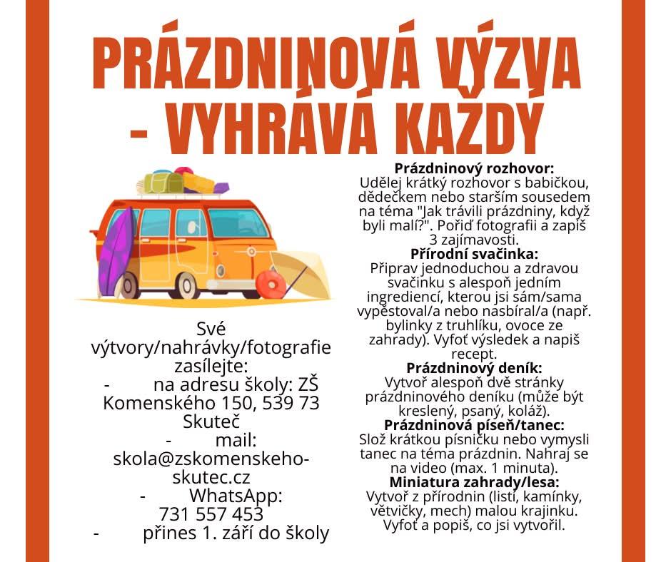 Prázdninová výzva, 1. 7. 2025