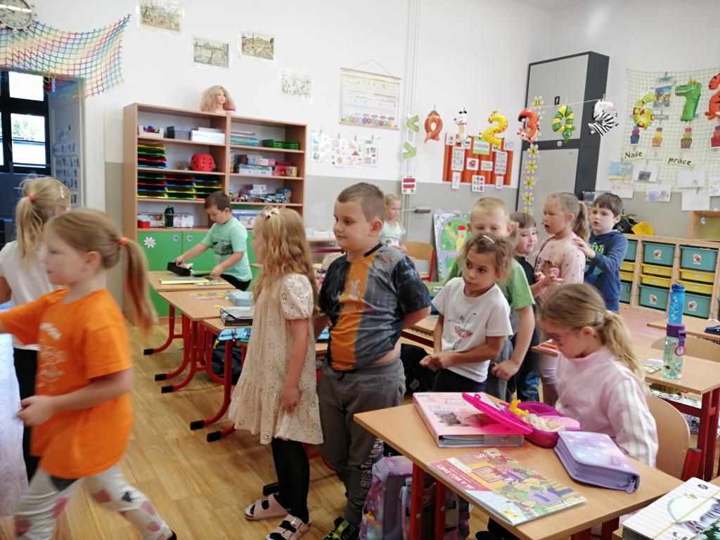 Druhý týden u prvňáčků, 12. 9. 2025
