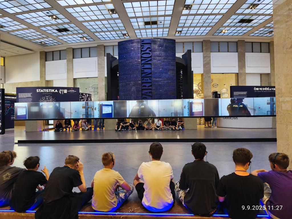 Exkurze Česká národní banka Praha, 9. 9. 2025