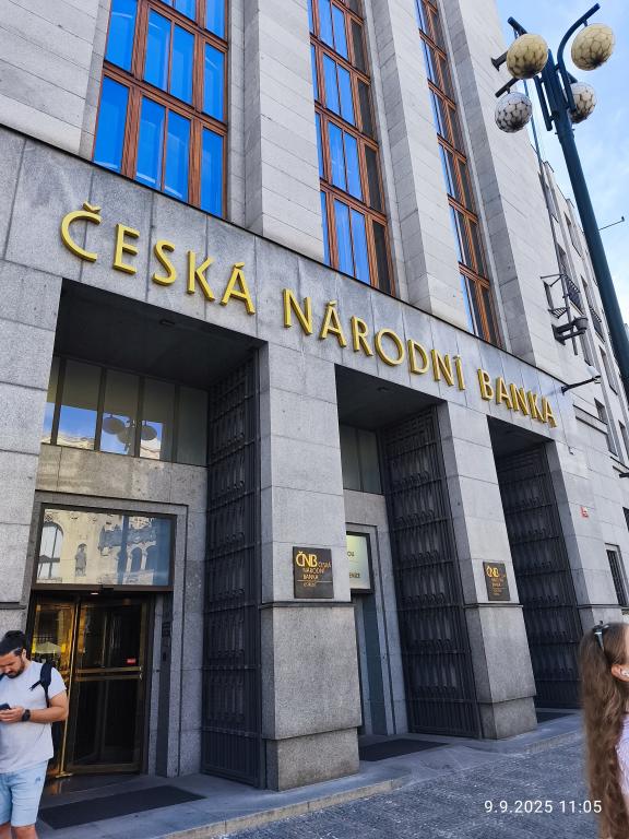 Exkurze Česká národní banka Praha, 9. 9. 2025