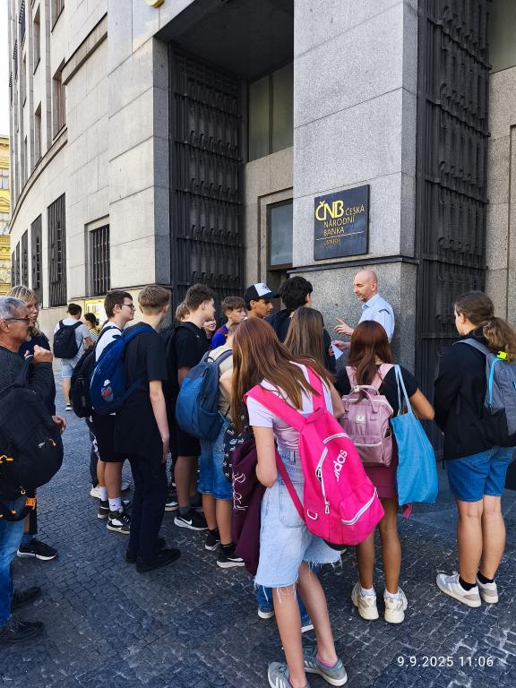 Exkurze Česká národní banka Praha, 9. 9. 2025