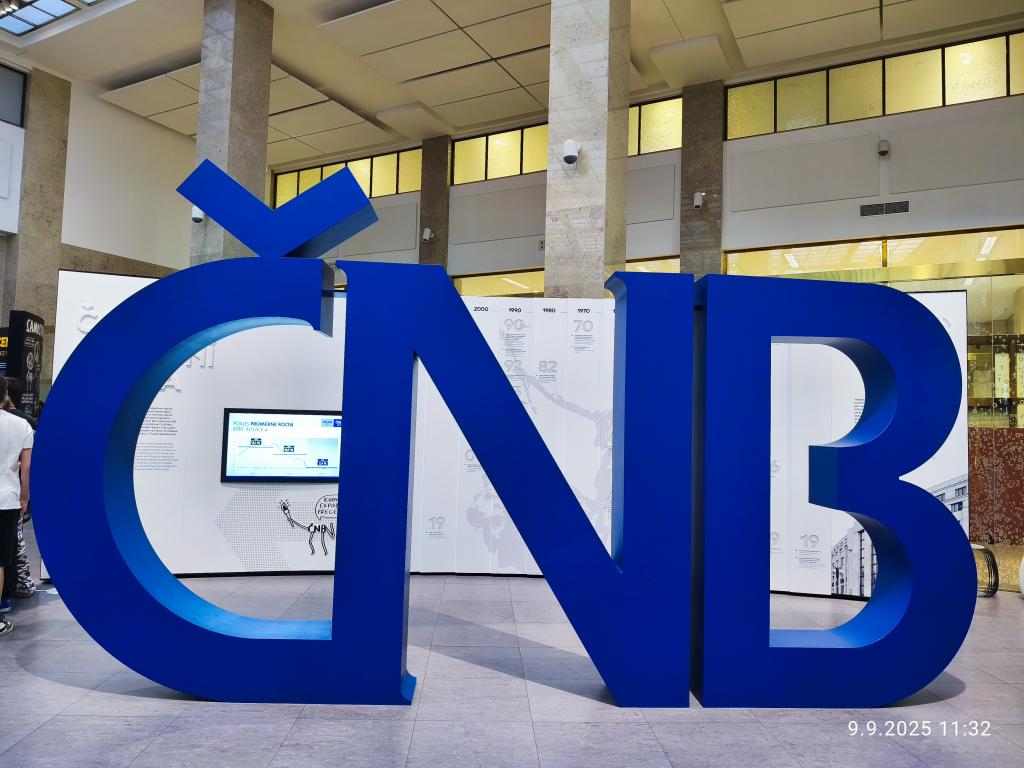 Exkurze Česká národní banka Praha, 9. 9. 2025