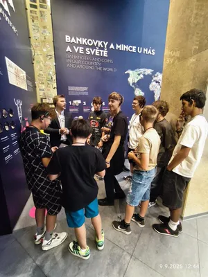 Exkurze Česká národní banka Praha, 9. 9. 2025