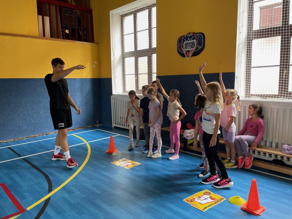 Projektové vyučování - Den s basketbalem, 16. 9. 2025
