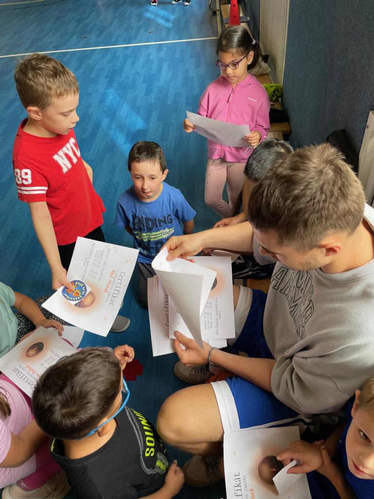Projektové vyučování - Den s basketbalem, 16. 9. 2025