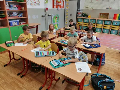První týden v 1. třídě, 5. 9. 2025
