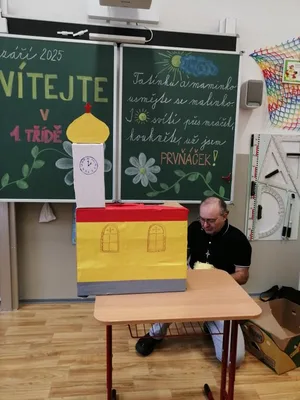 První týden v 1. třídě, 5. 9. 2025