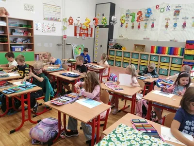 První týden v 1. třídě, 5. 9. 2025