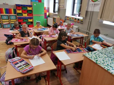 První týden v 1. třídě, 5. 9. 2025