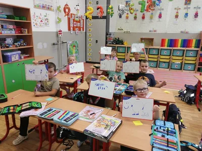 První týden v 1. třídě, 5. 9. 2025