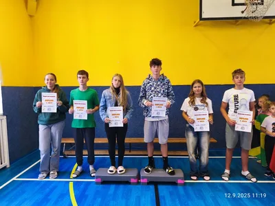 Školní letní olympiáda - vyhlášení, 12. 9. 2025