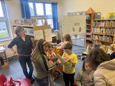 Městská knihovna - naše první návštěva, 17. 10. 2025