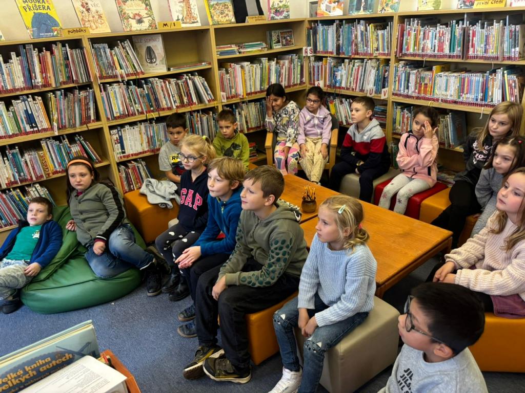 Městská knihovna - naše první návštěva, 17. 10. 2025